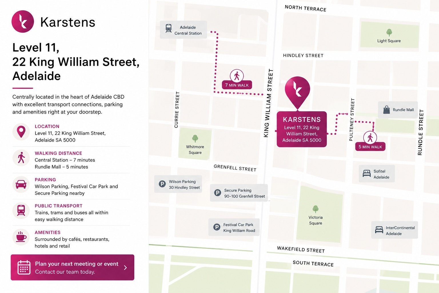 karstens Adelaide Location, Map