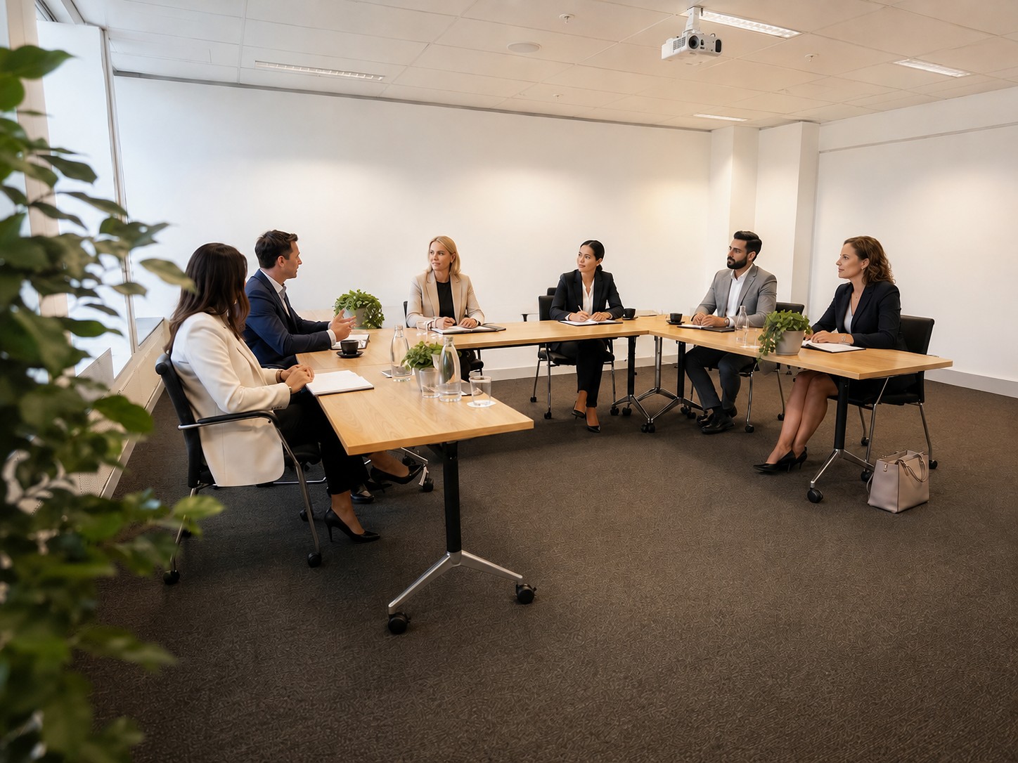 Breakout room for legal mediation in Melbourne