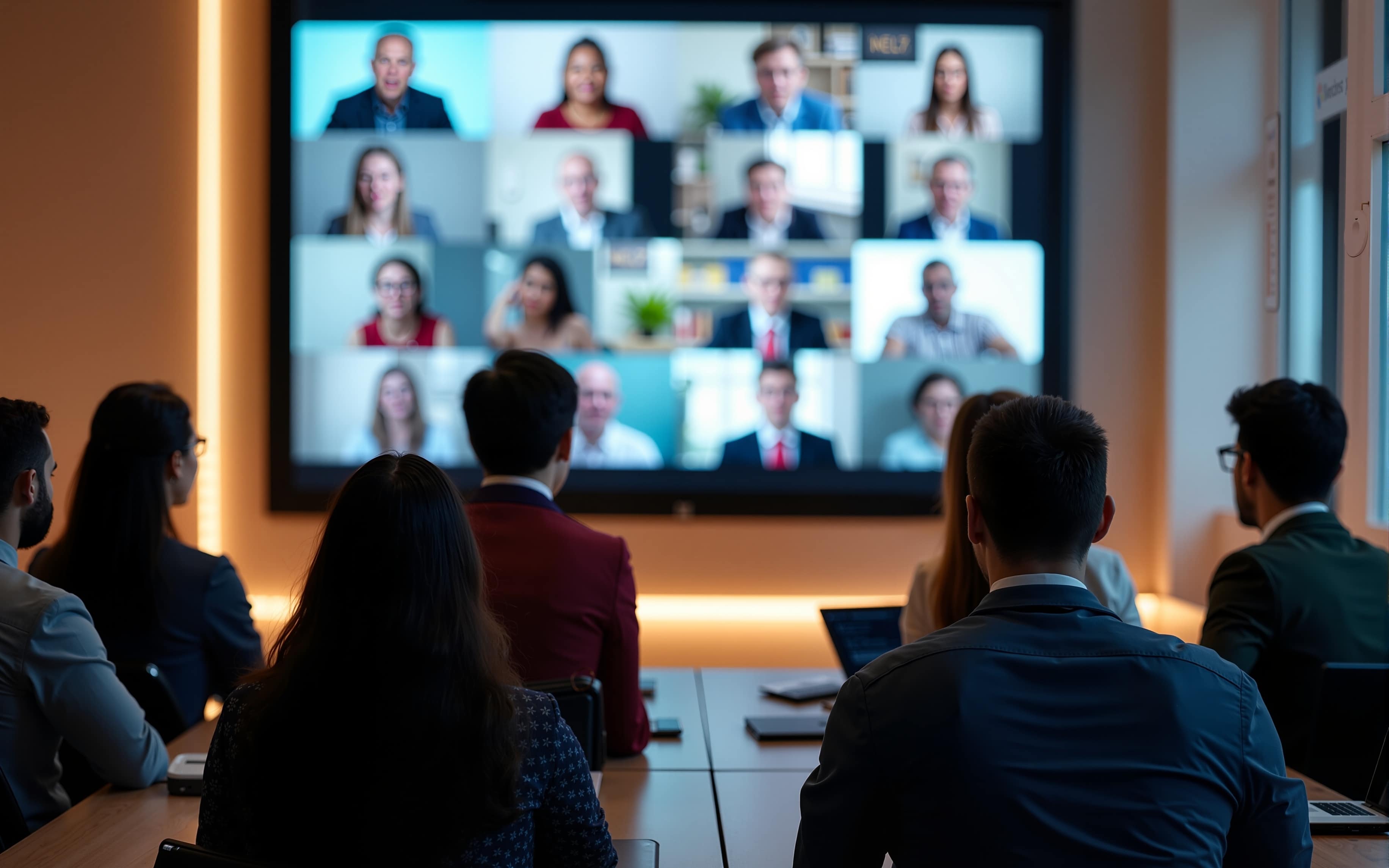 Connect in-room delegates with remote participants