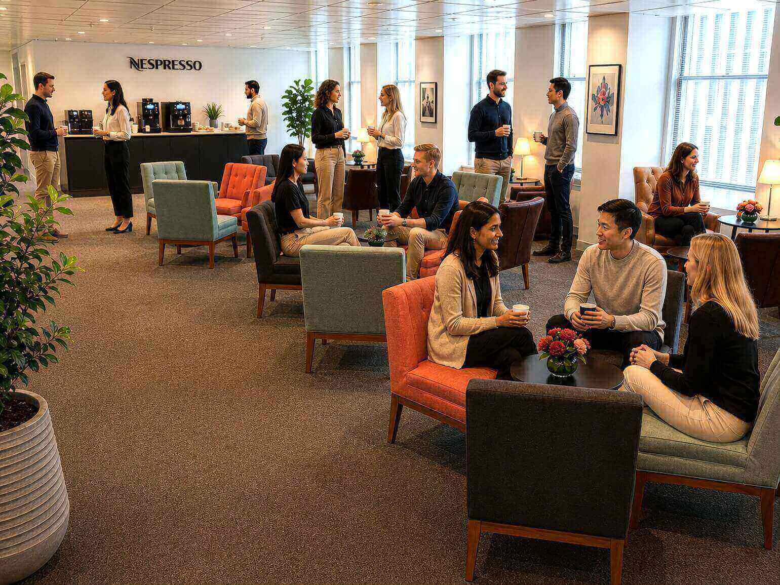 Karstens melbourne Conference rooms break out area  Karstens